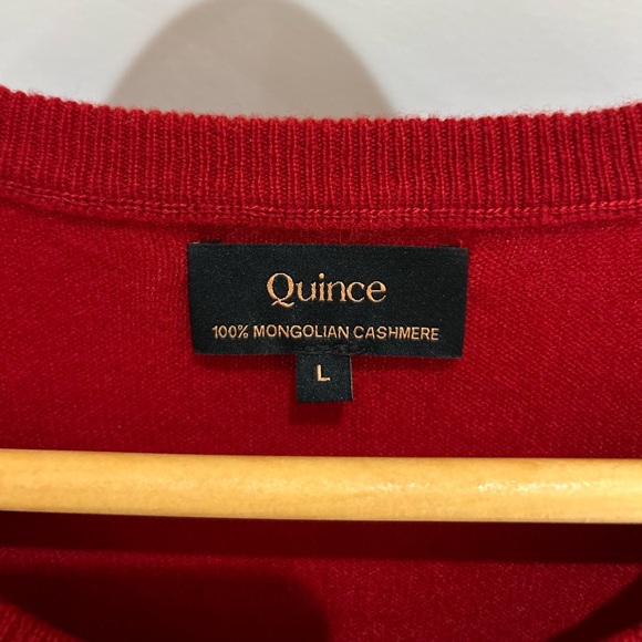 Quince 100% Mongolian Cashmere Crewneck Womens Sweater Large Luxury Old Money - Picture 2 of 7